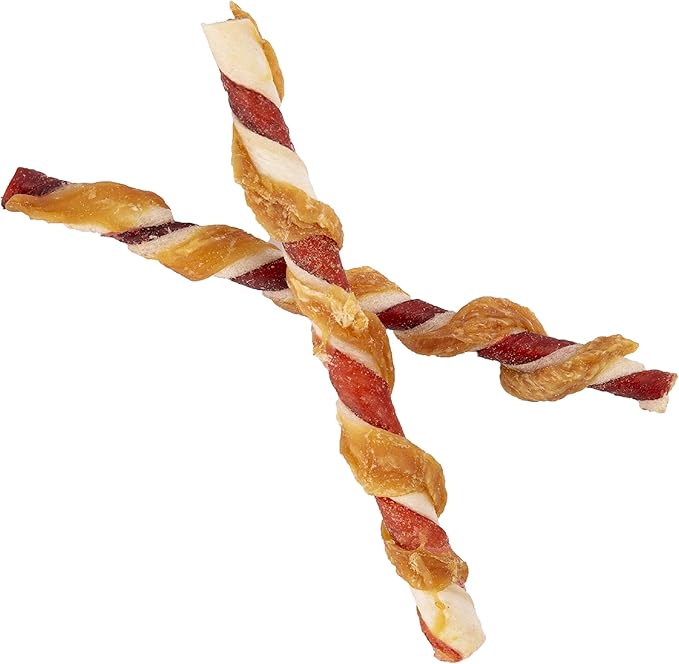 Good 'N' Fun Triple Flavor Twist Rawhide Treats For Dogs, 70 count (12 pack)