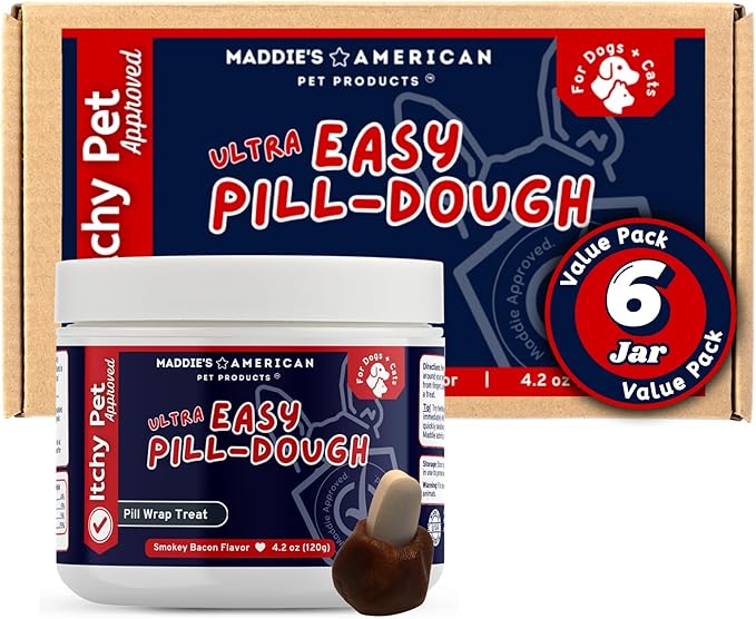 Maddie's American Pet Products Easy Pill Ultra Dog Treat Wrap - Hypoallergenic Pill Concealing Pocket, Pouch or Wrap Treat - Chicken Free Allergy Friendly Formula