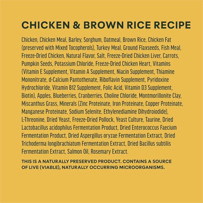 Instinct RawBoost, Natural Dry Dog Food with FreshDried Raw, Whole Grain Recipe - Real Chicken & Brown Rice, 20 lb. Bag