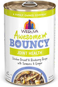Weruva Awesome Bouncy Wet Dog Food, Chicken & Brown Rice, 14oz Can (Pack of 10)