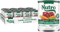 Nutro Hearty Stew Canned Wet Dog Food, Natural Grain Free Dog Food Wet Cuts in Gravy Meaty Lamb with Green Bean & Carrot Stew, 12.5 oz Cans (12 Count, Pack of 1)