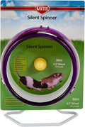 Kaytee Silent Spinner Wheel For Pet Mice and Dwarf Hamsters, Mini 4.5 Inch
