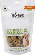 Buck Bone Organics Antler Dog Biscuit Size Mini 8 OZ Bag