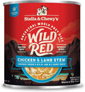Stella & Chewy's Wild Red Wet Dog Food - High Protein Chicken & Lamb Stew - Grain-Free Premium Recipe with 96% Animal Protein - Perfect for Picky Eaters, 10 oz, Pack of 6