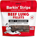 Barkin Burger Strips Made of Only Beef Lung Fillets Grain-Free Dog Digestive Support Single Ingredient Dog Treats Excellent high Reward trainging Jerky Treats Made in USA