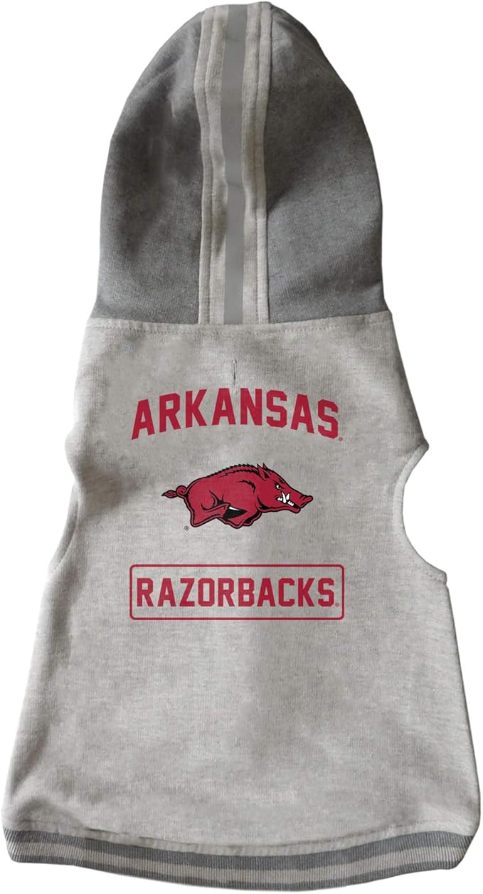 Littlearth NCAA Unisex NCAA Pet Hooded Crewneck with Team Logo and Name