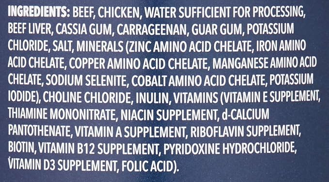 Amazon Brand - Wag Pate Canned Dog Food, Beef & Chicken Recipe, 12.5 oz Can (Pack of 12)