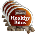 Merrick Healthy Bites Grain Free Dog Treats, Soft Treats with Bone Broth for Dogs, Beef and Bone Broth Recipe - 16 oz. Pouch (Pack of 4)