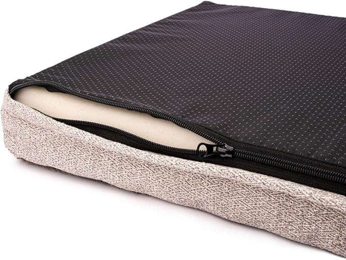 Winchester Pet Orthopedic Dog Bed with Removable Washabe Cover and Non-Slip Bottom, Medium