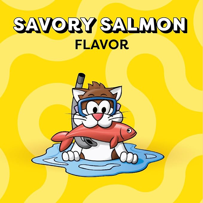 Temptations Cat Treats Classic Crunchy and Soft Cat Treats, Savory Salmon Flavor, 30 oz. Tub