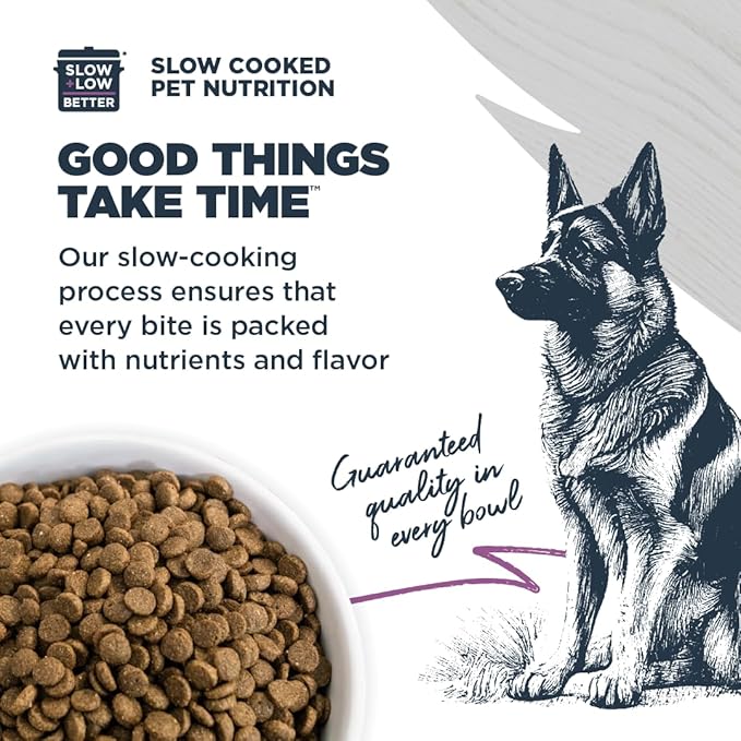 Blackwood Sensitive Skin & Stomach Dry Dog Food, Salmon Meal & Brown Rice with Ancient Grains, 10 Pound Bag with Prebiotics & Probiotics to Promote Gut Health