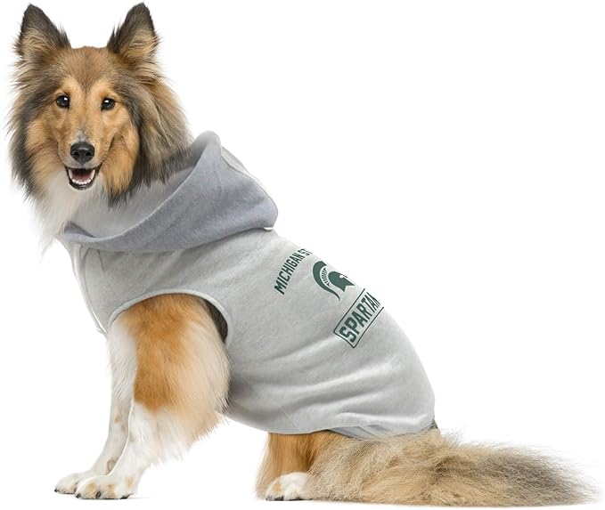 Littlearth NCAA Unisex NCAA Pet Hooded Crewneck with Team Logo and Name