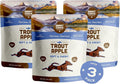 Smart Cookie All Natural Dog Treats - Trout & Apple - Training Treats for Dogs with Allergies, Sensitive Stomachs - Soft Dog Treats, Grain Free, Chewy, Human-Grade, Made in USA - 5oz, Pack of 3