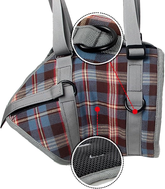 Dog Lift Harness, Adjustable Rear Leg Support Sling with Breathable Polyester, Mobility Aid for Disabled and Senior Dogs (XL (30‑40kg / 66.1‑88.2lb Recommended))