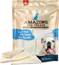Amazing Dog Treats - Beef Cheek Strips Premium Dog Chew (6 Inch - 6 Pack) - NO Odor - Thick Cut - Rawhide Alternative - Beef Cheek Slice Chip Sticks - No Dyes, Chemicals, or Preservatives
