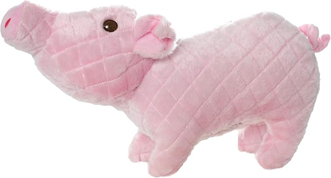 MIGHTY- Massive - Squeaker-Multiple Layers. Made Durable, Strong & Tough. Interactive Play Dog Toy (Tug, Toss & Fetch). Machine Washable & Floats. (Piglet, Massive 2 Pack)