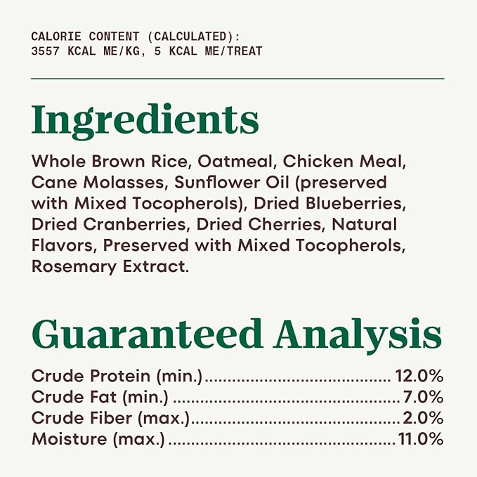 Nutro Crunchy Dog Treats with Real Mixed Berries, Training Treats for Dogs, 10 oz. Bag