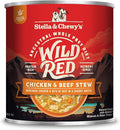 Stella & Chewy's Wild Red Wet Dog Food - High Protein Chicken & Beef Stew - Grain-Free Premium Recipe with 96% Animal Protein - Perfect for Picky Eaters, 10 oz, Pack of 6
