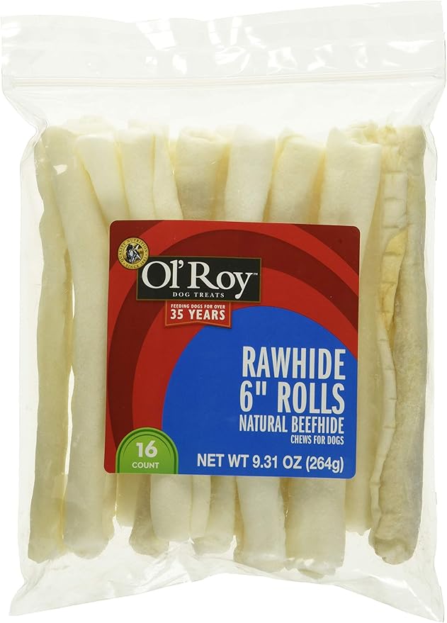 Ol' Roy 6" Rawhide Rolls