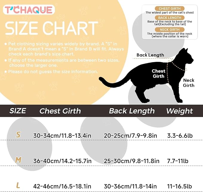 Cat Surgery Recovery Suit Female, Cat Onesie for Cats After Surgery Female & Male, Breathable Cat Spay Recovery Suit, Cat Cone Alternative Anti Licking, Cat Surgical Clothes for Cats Only (Orange, L)