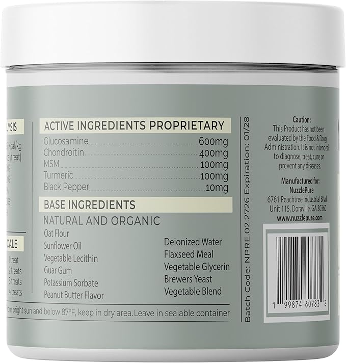 Nuzzle Pure Hip and Joint Supplement for Dogs