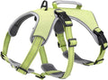 BELPRO Multi-Use Support Dog Harness, Escape Proof No Pull Reflective Adjustable Vest with Durable Handle, Dog Walking Harness for Big/Active Dogs (Green, XL)