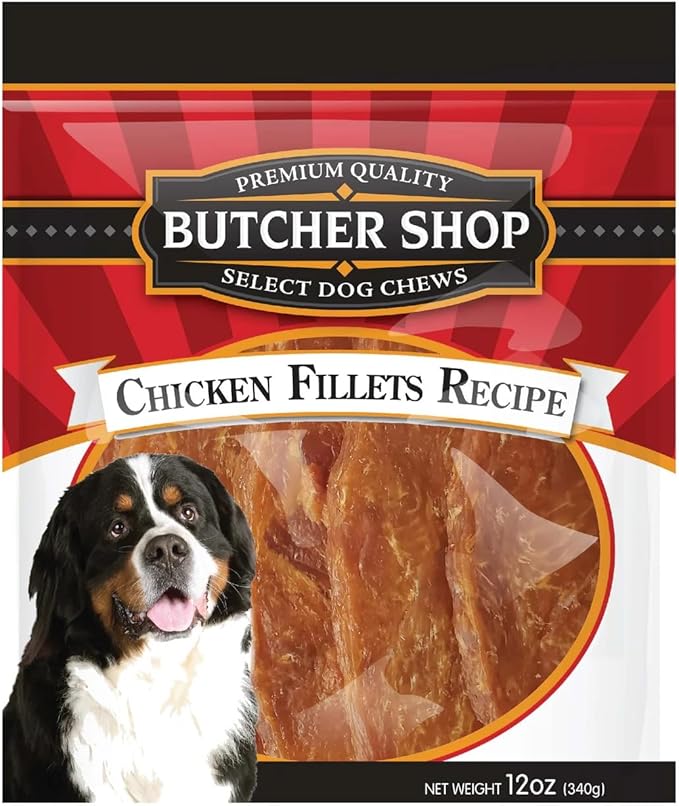 Butcher Shop Chicken Fillets Dog Treats (2 Pack - 12 oz per Pack)
