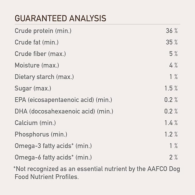 ORIJEN Grain Free High Protein Freeze Dried Dog Food & Topper Regional Red Recipe 16oz Bag