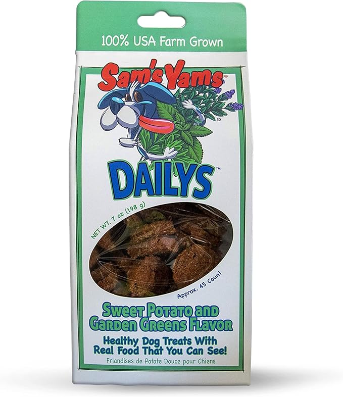 Front Porch Pets Sam's Yams Dailys Sweet Potato and Garden Green Flavor