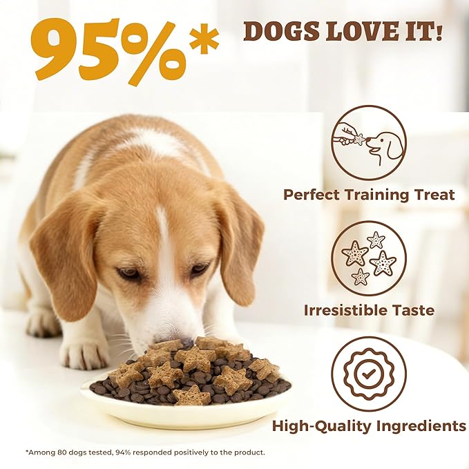 14.1oz Soft Dog Treats, Healthy Training Treats for Dogs with Chicken&Rabbit - Puppy Snacks with Dietary Fiber&Calcium for Digestion - Funny Dog Cookies for Small, Medium&Large Breed