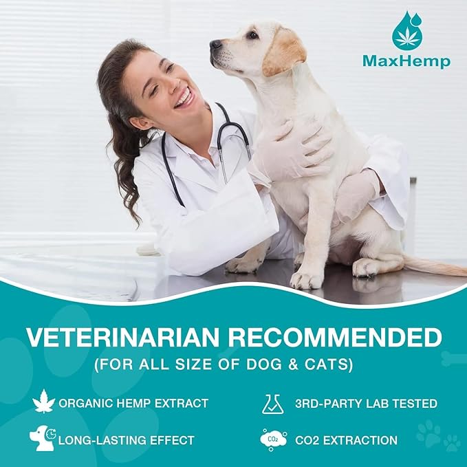 2 Packs Pet Hemp Oil for Dogs and Cats- Anxiety, Stress Pain Holistic Inflammation Relief - for Joint Hip Аrthritis, Calming Oil Drop, Organic Pets Treats