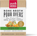 The Honest Kitchen Human Grade Bone Broth POUR OVERS™ Wet Toppers for Dogs(Chicken strew) 5.5 oz (Pack of 12)