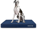 The Dog’s Bed Orthopedic Memory Foam Dog Bed for XXL Dogs, Waterproof Washable Cover, Anti-Slip Base, Calming Surface – CertiPUR-Certified Foam, Real Blue Denim, 6 Inch Thick