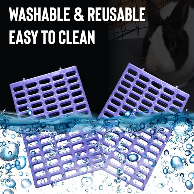 Saguaro Acres Rabbit Cage Resting Mat - Pack of 6 (Purple)