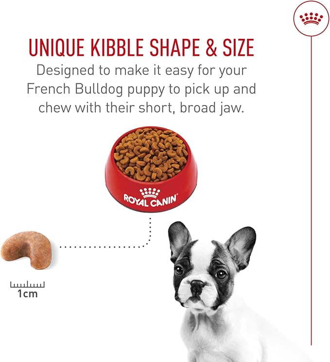 Royal Canin Breed Health Nutrition French Bulldog Puppy Dry Dog Food, 10.5 lb Bag
