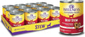 Wellness Complete Health Grain Free Canned Wet Dog Food, Beef Stew, 12.5-Ounce Can (Pack of 12)