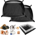 PINVNBY 59"x59" Thickening Waterproof Pet Playpen Mat, Guinea Pig Cage Liner Tarp Bottom Reusable Base for Rabbits, Bunny, Ferrets and Other Small Animals, 2 PCS