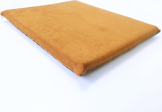 Luxurious Comfort Pet Dog Bed External Cover for Small and Large Dogs - Cover ONLY (36"x29" (34"x27"x3"), Fleece - Sudan Brown)