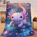 Axolotl Throw Blanket Axolotl Stuff Gifts for Kids Girls Boys Adults Women Man Soft Cozy Warm Plush Fluffy Fuzzy Fleece Blanket Decor 40''X50''