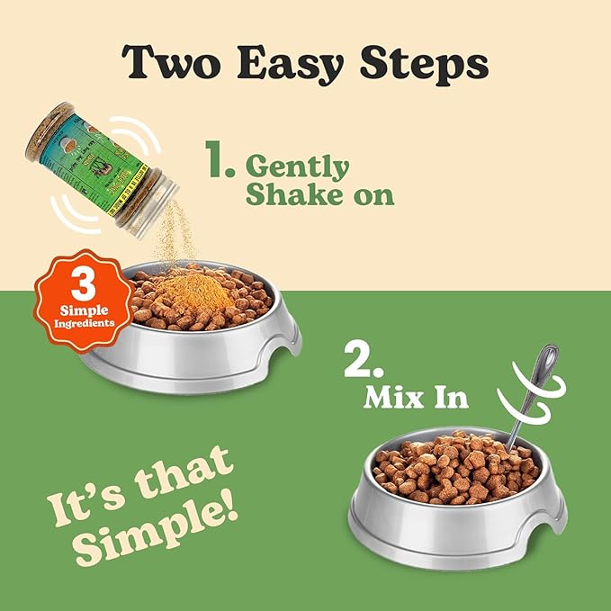 Wild Meadow Farms - Dust Venison Jerky Topper, Single Protein Pet Food Topper for Dogs & Cats, Flavor & Elevate Mealtime Excitement for Picky Eaters - 8 Ounce Bottle in Venison Flavor