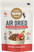 Because It’s Better Slow Baked & Air Dried Dog Food - Real Beef & Veggies - Complete & Balanced Dry Dog Food - Grain Free, High Protein, Natural Nutrition for All Life Stages, 1 lb Bag