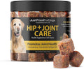 JustFoodForDogs Hip and Joint Supplement for Dogs, Human Grade Glucosamine Chondroitin Dog Supplements, Multivitamin Soft Chews, Omega 3 Oil, Superfood Blend, Plant Based Dog Vitamins - 45 Count