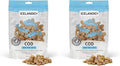 Icelandic+ Mini Fish Chips: Cod - 2.5oz Bag,Dog Treats,Wild-Caught & Air-Dried,Ingredient Crunchy Pet Snacks,Just The Fish Nothing Else,(Pack of 2)