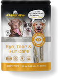 Yellow Eye, Tear Marks & Fur Care Dog Treats – High-Protein Dental Snacks with Cricket & Salmon Protein, Hypoallergenic, Meat Free, Supports Clear Eyes & Healthy Fur, Soft Type (14 Pcs)