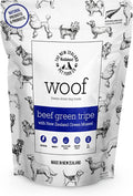 The New Zealand Natural Pet Food Co WOOF Freeze Dried Dog Treats - Beef Green Tripe, High Protein, Treats Small & for Large Dogs, Natural, Topper or Dog Treat, 1.4 oz