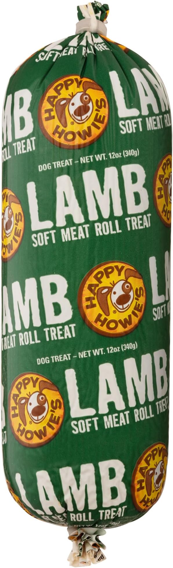 Happy Howie's Soft Meat Roll Treat - Soft Dog Food Rolls, High Protein, Natural Ingredients, for All Dogs, Made in USA - Lamb, 12 Oz (Pack of 1)