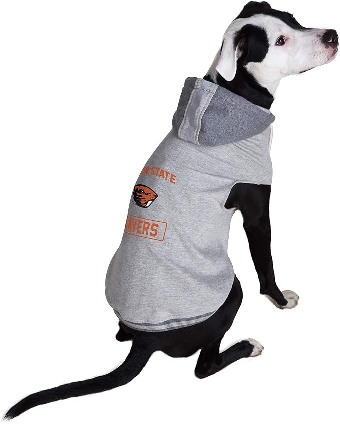 Littlearth NCAA Unisex NCAA Pet Hooded Crewneck with Team Logo and Name
