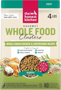 The Honest Kitchen Human Grade Dry Dog Food, Whole Food Clusters Puppy Whole Grain Dry Dog Food,Chicken, 4 lb Bag