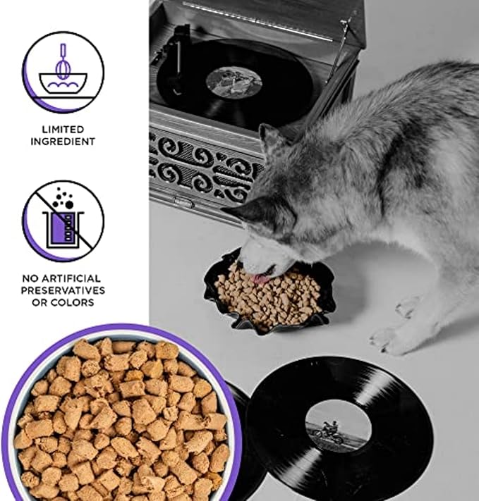 BIXBI Liberty Freeze-Dried Dog Food Topper & Treats, Lamb – 97% Meat & Organs, No Refrigeration – USA Made, 26 oz