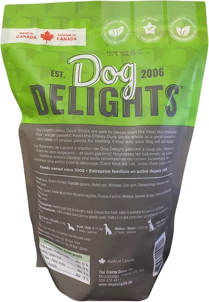 Chewy Ducks Sticks by Dog Delights